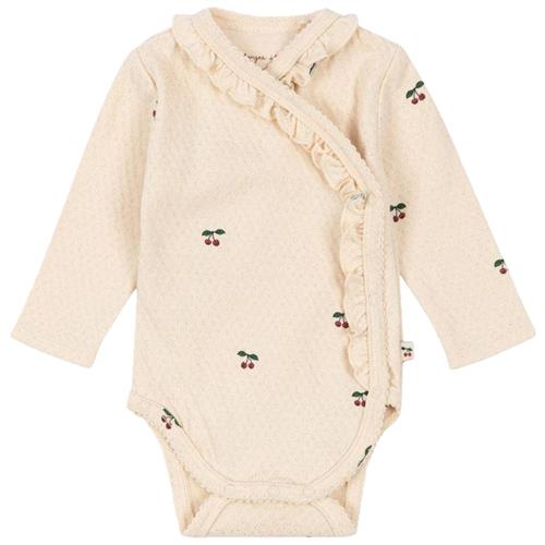 Konges Sløjd SUI NEWBORN FRILL BODY GOTS | Hvid | 0-1 months