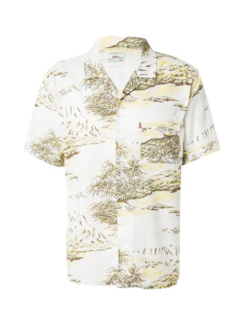 LEVI'S ® Skjorte 'Sunset Camp Shirt'  mørkebrun / lysegul / lysegrå / grøn