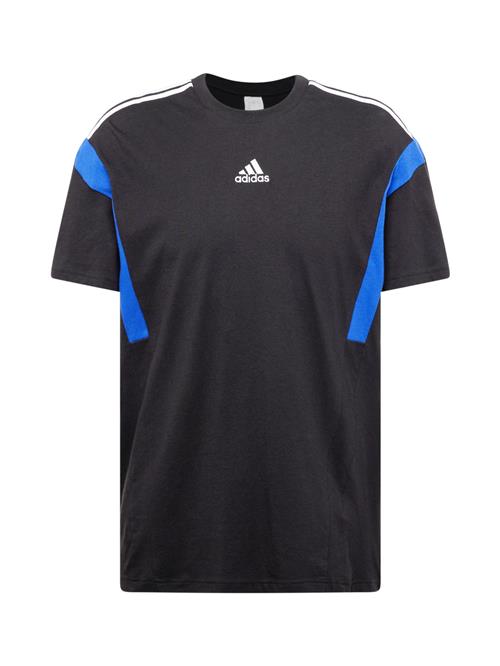 ADIDAS SPORTSWEAR Funktionsskjorte  blå / sort / hvid