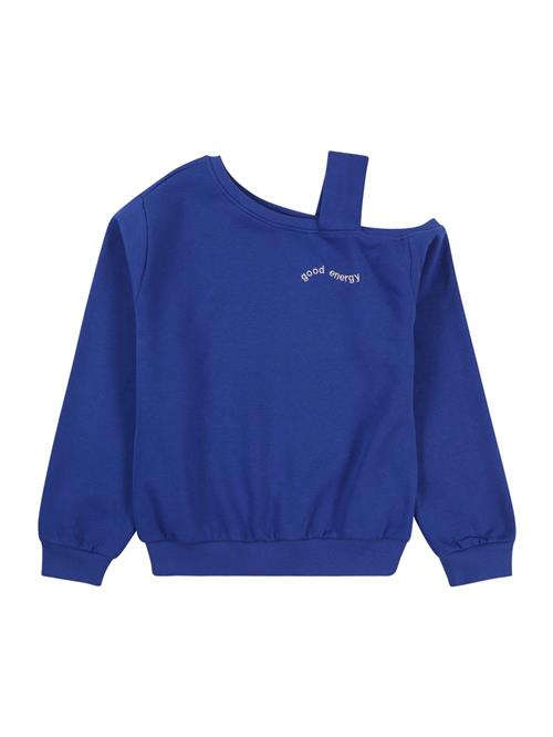 Se KIDS ONLY Sweatshirt 'KOGSEEMA'  blå / hvid ved About You