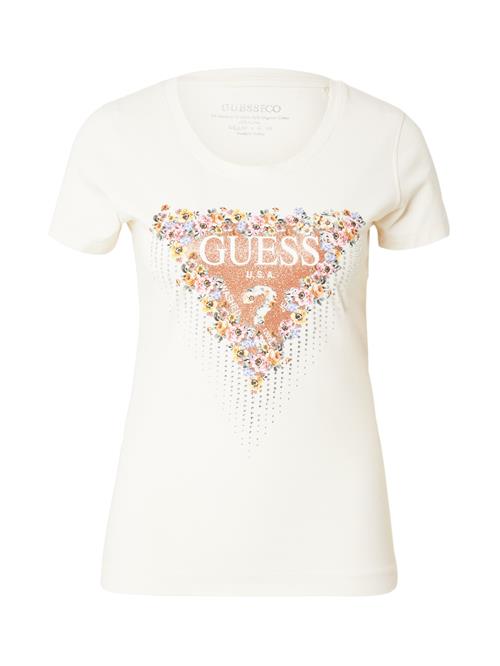 Se GUESS Shirts 'Blumen'  creme / lyseblå / hummer / lyserød ved About You