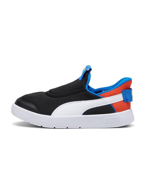 Se PUMA Sneakers 'Courtflex v3'  azur / gul / knaldrød / sort ved About You