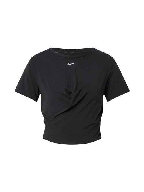 NIKE Funktionsbluse 'One Luxe'  sort / hvid