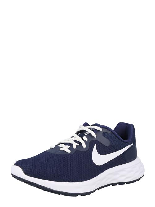 Se NIKE Løbesko 'Revolution 6'  navy / hvid ved About You