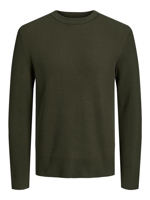 JACK & JONES Pullover 'PERFECT'  mørkegrøn