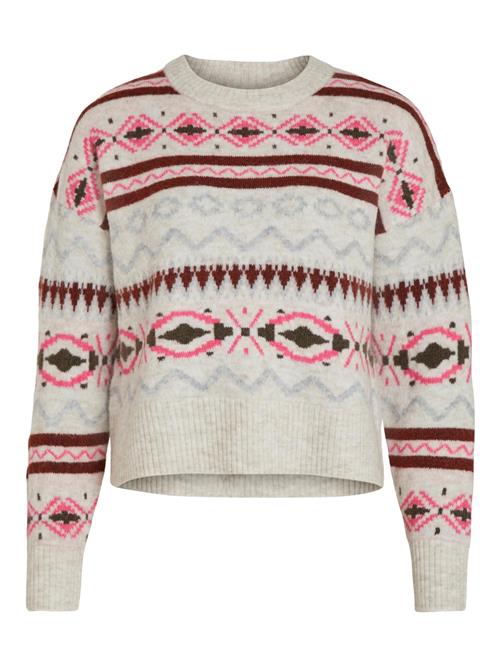 Se VILA Pullover 'Cilia'  beige-meleret / blandingsfarvet ved About You