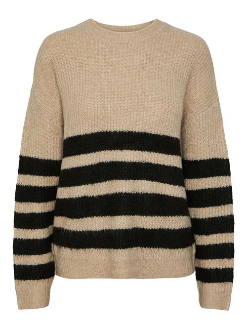 Se PIECES Pullover 'BROOKS'  beige / sort ved About You