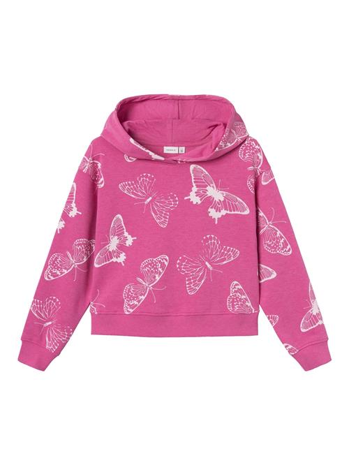 NAME IT Sweatshirt  pink / hvid