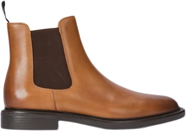 Polo Ralph Lauren Calf Leatherasher Chlsea-bo-mcb Mand Tan Chelsea Boots Str 44 - hos Magasin