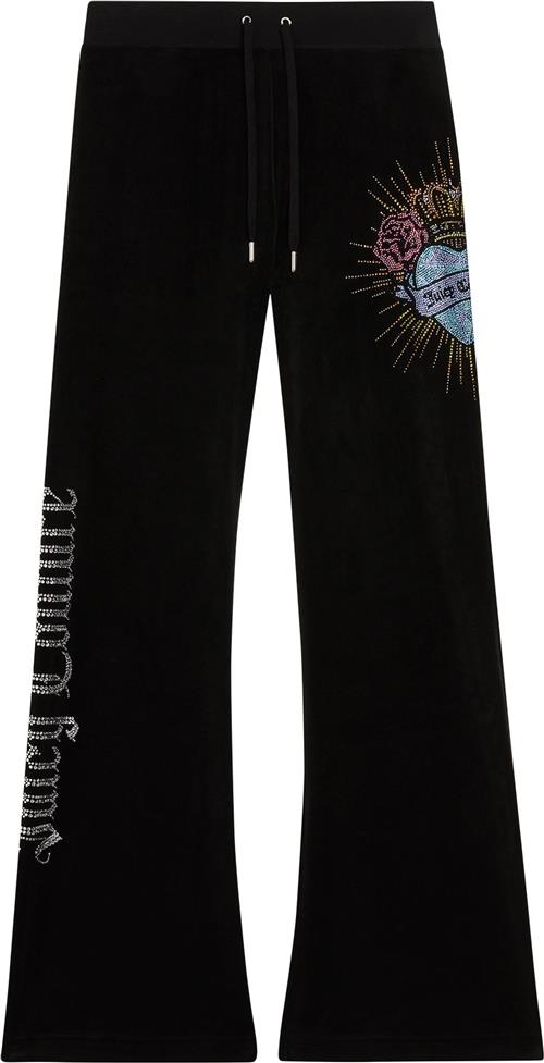 Se Juicy Couture Sacred Heart Layla Trackpants Kvinde Black Bukser Str S - Velour hos Magasin ved Magasin