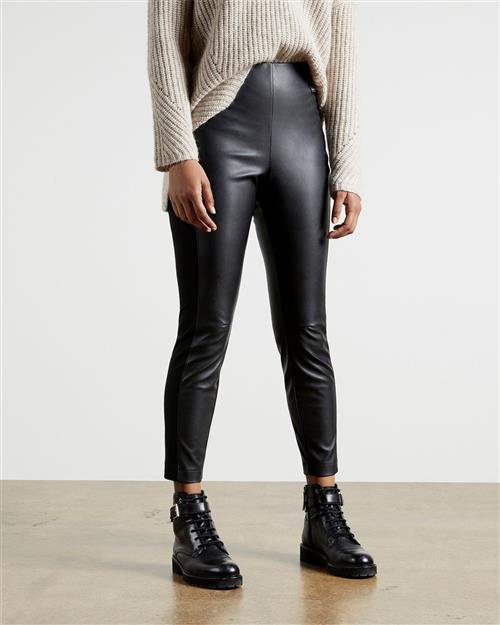 Se Ted Baker Vllada Faux Leather Legging Trouser Kvinde Black Læderbukser Str M /3 - hos Magasin ved Magasin