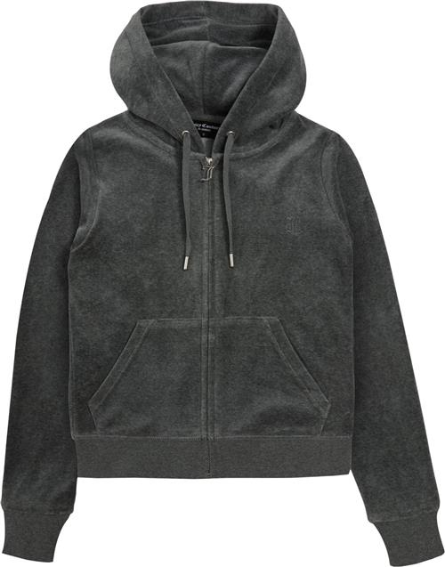 Se Juicy Couture Robertson Class Kvinde Charcoal Marl Hættetrøjer Str S - Velour hos Magasin ved Magasin