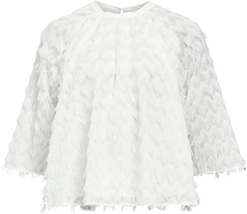 Object Objmia 3/4 TOP 136 Kvinde Cloud Dancer Toppe Str 34 - hos Magasin