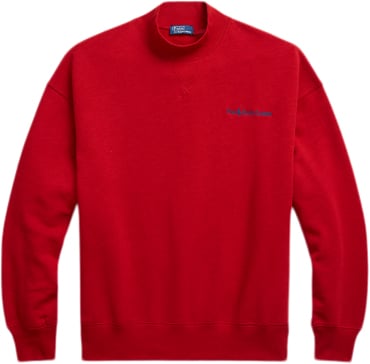 Polo Ralph Lauren Vintage Fleecelsl-sws Kvinde Madison Red Sweaters Str L - hos Magasin