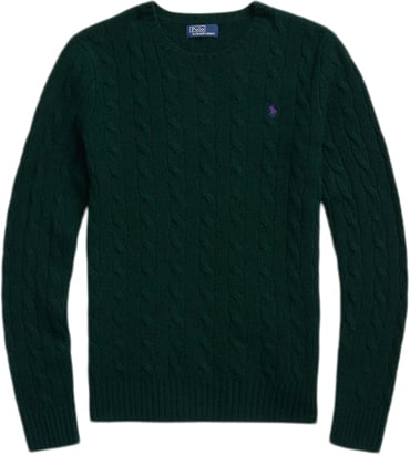 Se Polo Ralph Lauren 2/15 8020 W/cs Rws-lsl-plo Kvinde Moss Agate Kortærmede T-shirts Str XL - hos Magasin ved Magasin