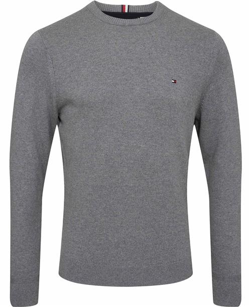 Tommy Hilfiger Pima ORG CTN Cashmere Crew Neck Mand P91 Sweaters Str XL Cashmere - hos Magasin