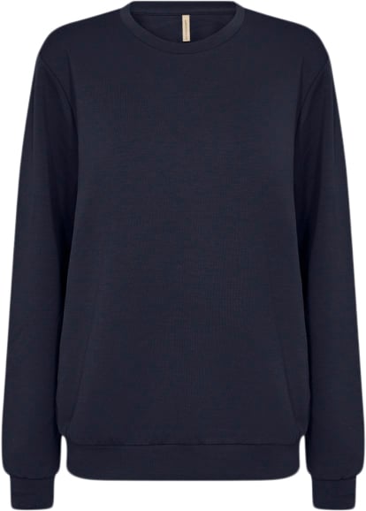 Se soyaconcept Scbanu 198 Sweatshirt Navy Kvinde 6910 Navy Sweatshirts Str L - Polyester hos Magasin ved Magasin