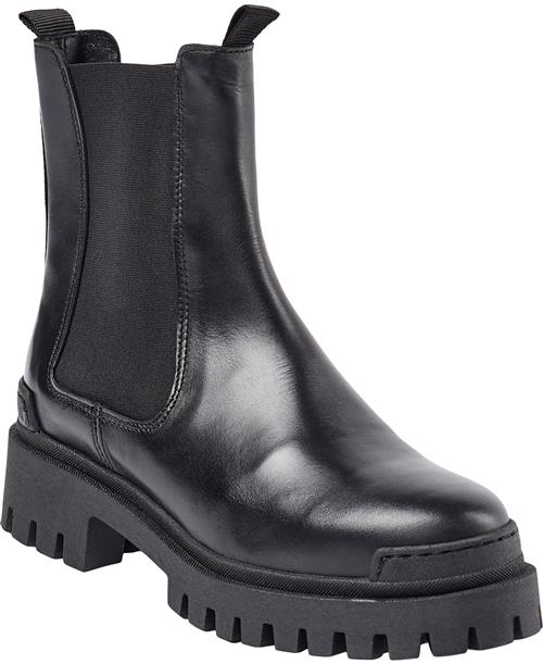 Pavement Malou Kvinde Black Chelsea Boots Str 40 - Læder hos Magasin