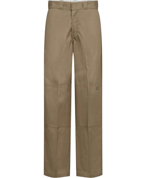 Dickies Double Knee Work Pant Khaki Kvinde Khaki Bukser Med Lige Ben Str W31 L32 - hos Magasin