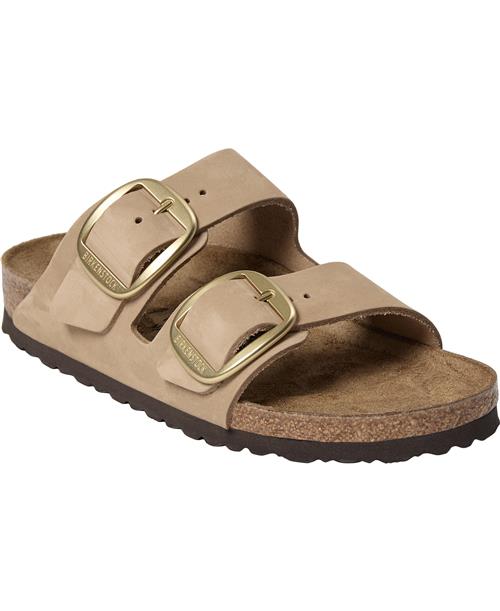 Birkenstock Arizona Big Buckle Lenb Sandcastle Kvinde Sandcastle Flade Sandaler Str 37 - hos Magasin