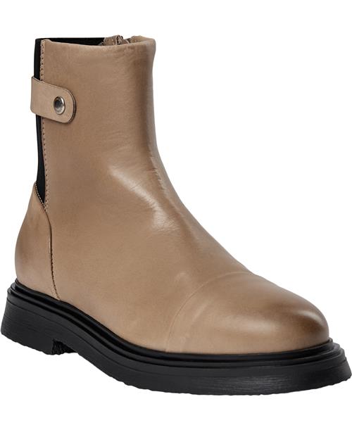 Pavement Brooke Kvinde Taupe Chelsea Boots Str 41 - Læder hos Magasin