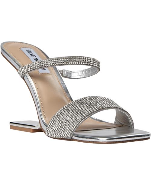 Se Steve Madden Lotusr Sandal Kvinde Crystal Højhælede Sandaler Str 42 - hos Magasin ved Magasin