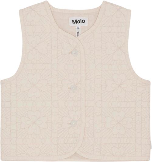 Se Molo Heather Str 92-98 cm - Sand Veste Bomuld hos Magasin ved Magasin