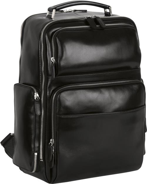 Leonhard Heyden L. Heyden Cambridge Businessrucksack Schwarz 32x42x17cm - Rygsække hos Magasin