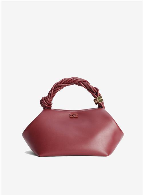 Ganni Bou Bag small Burgundy