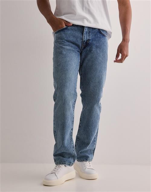 Woodbird WBJay Optic Jeans Straight jeans Blå