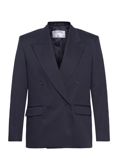 Boxy Linen Blazer Filippa K Navy