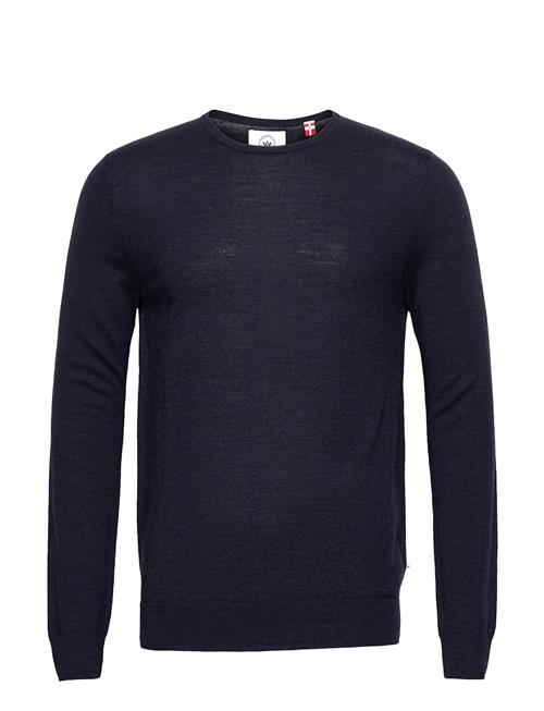 Johs Merino Crew Neck Knit Kronstadt Blue