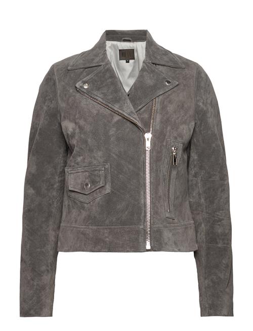 Andrea Suede Biker Jofama Khaki