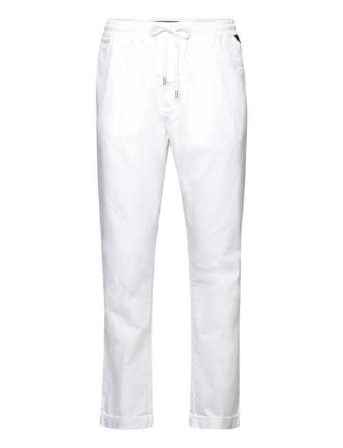 Se Replay Trousers Authentic Boost Project Replay White ved Booztlet