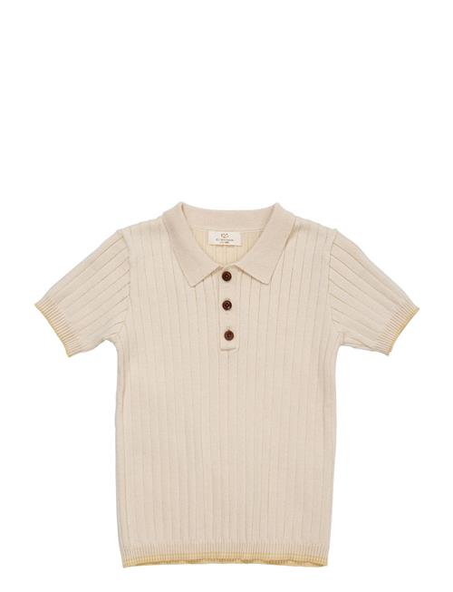 Copenhagen Colors Rib Knitted Polo Copenhagen Colors Cream