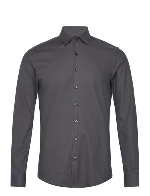 Calvin Klein Twill Easy Care Slim Shirt Calvin Klein Grey