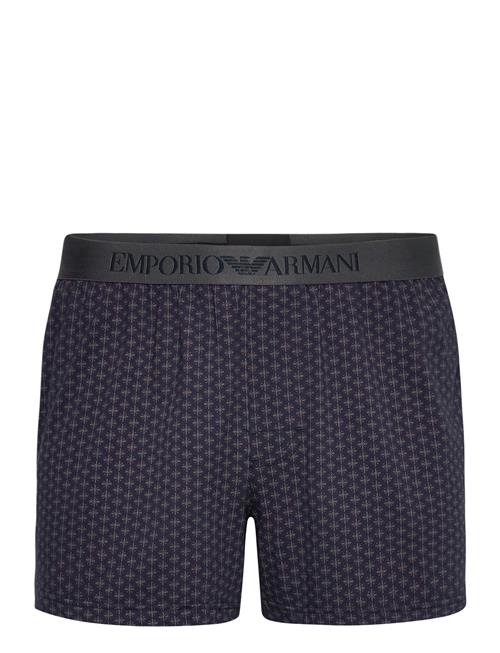 Men's Knit Boxer Emporio Armani Navy