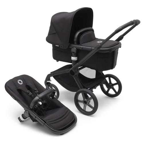 Bugaboo Fox 5 Complete Klapvogn Black/Midnight Black | Sort | 0-3