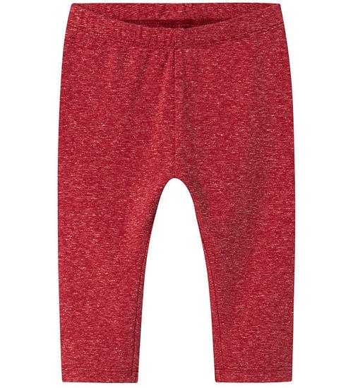 Se Name It Leggings - NbfRossia - Jester Red ved KidsWorld