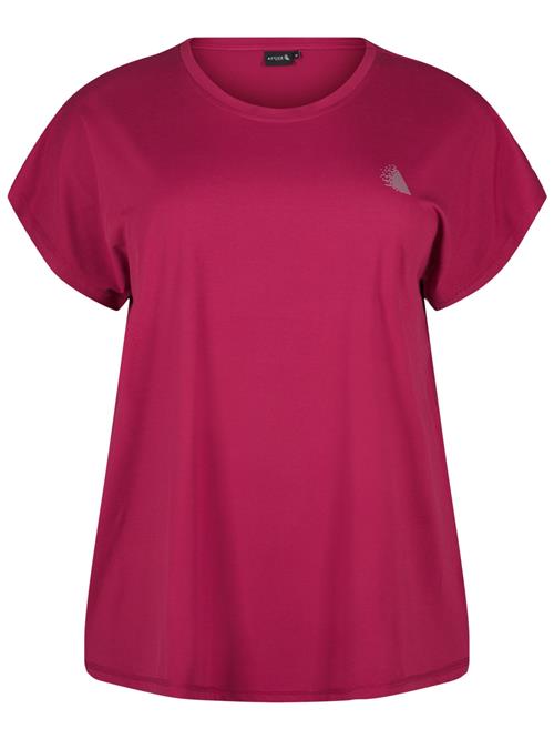 Active by Zizzi Funktionsbluse 'Abasic'  fuchsia