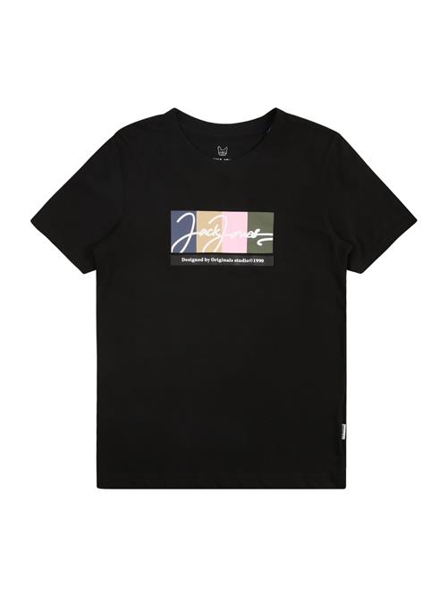 Jack & Jones Junior Shirts 'JORPORTLAND'  blå / pink / sort / hvid