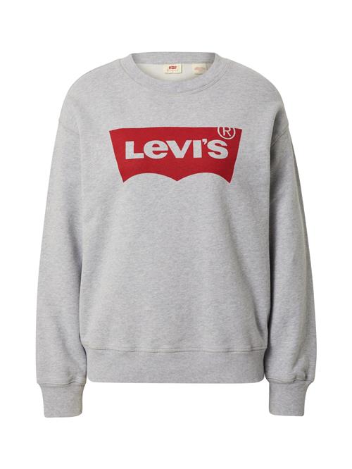 LEVI'S ® Sweatshirt  grå-meleret / rød