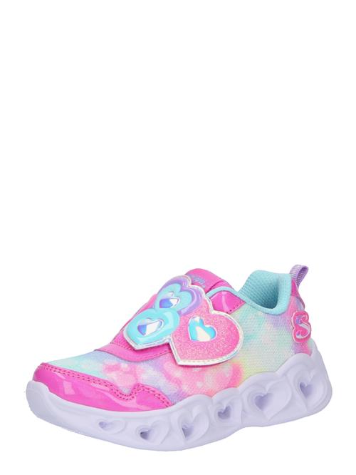 Se SKECHERS Sneakers 'HEART LIGHTS - LOVIN REFLECTION'  aqua / pastellilla / pink ved About You