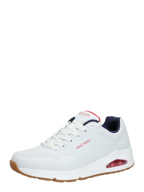 SKECHERS Sneaker low 'Uno Stand On Air'  navy / rød / hvid