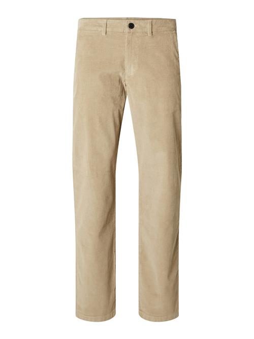 SELECTED HOMME Lærredsbukser 'Miles'  beige