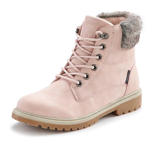 LASCANA Snørestøvletter  beige / rosé