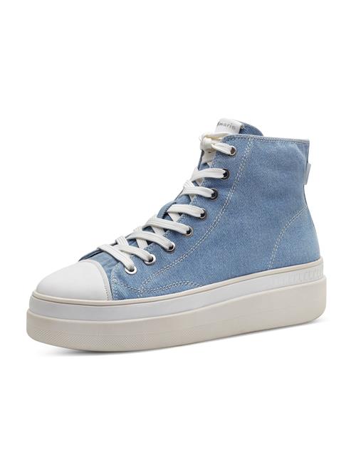 Se Tamaris Sneaker high  blå / hvid ved About You