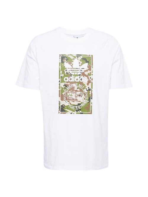 ADIDAS ORIGINALS Bluser & t-shirts 'Camo Tongue'  grøn / khaki / mørkegrøn / hvid