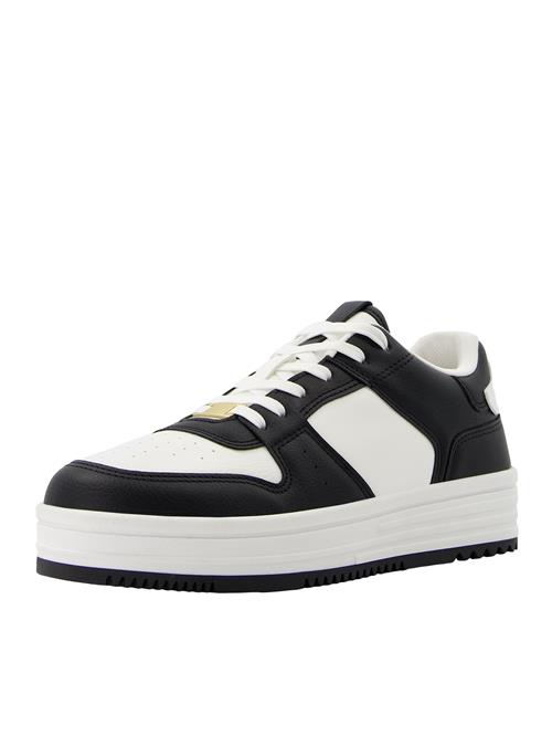 Bershka Sneaker low  sort / hvid