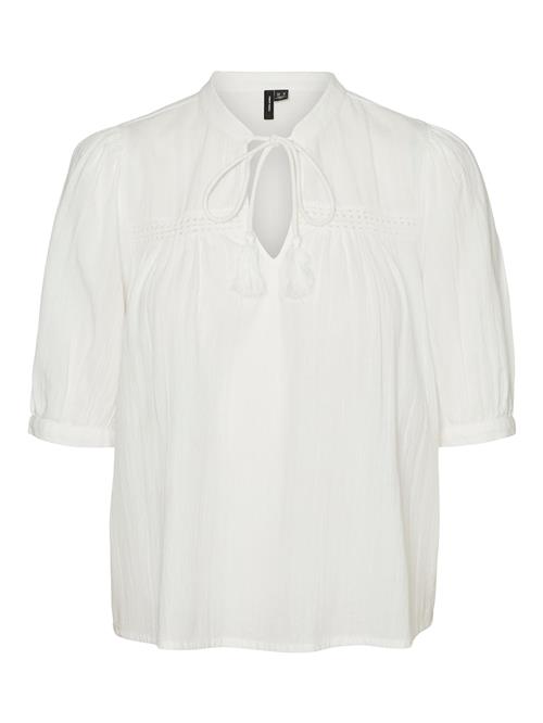 VERO MODA Bluse 'Pretty'  hvid